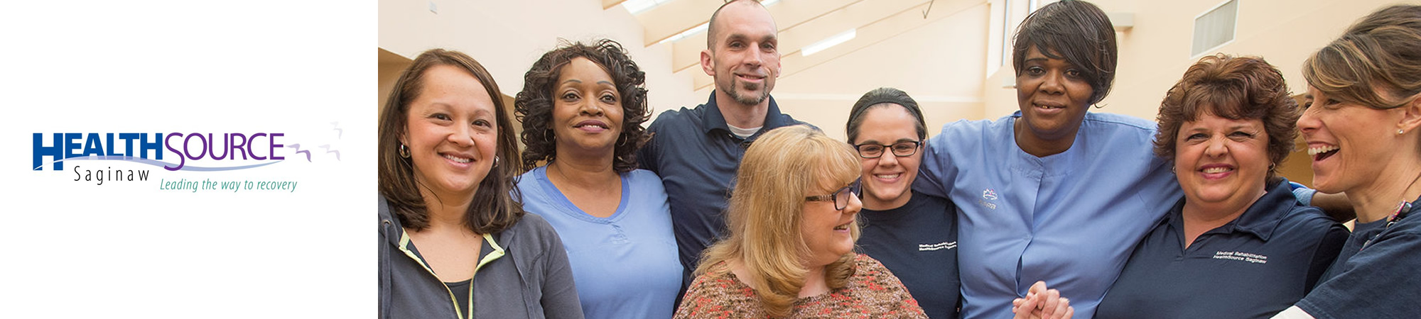 HealthSource Saginaw Logo and Employees