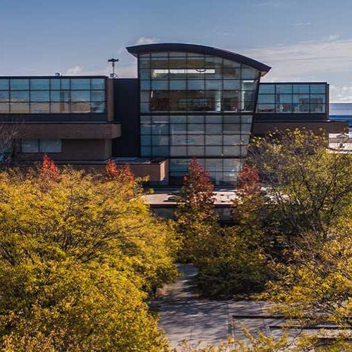 Exterior of Zahnow Library