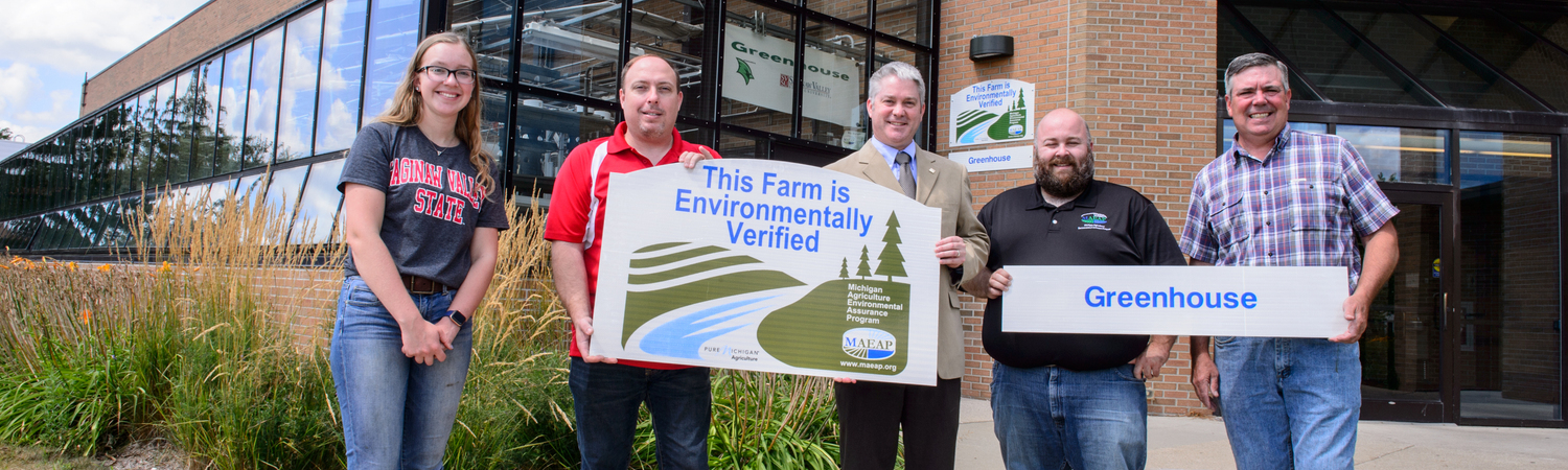 SVSU Greenhouse Getting An Award