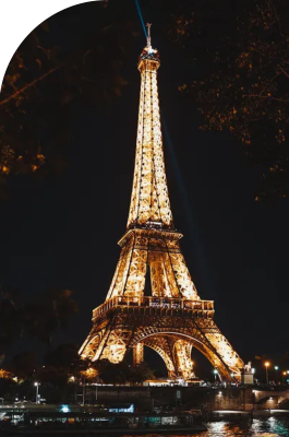 Eiffel Tower at night