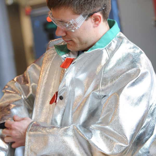 Person working in a lab