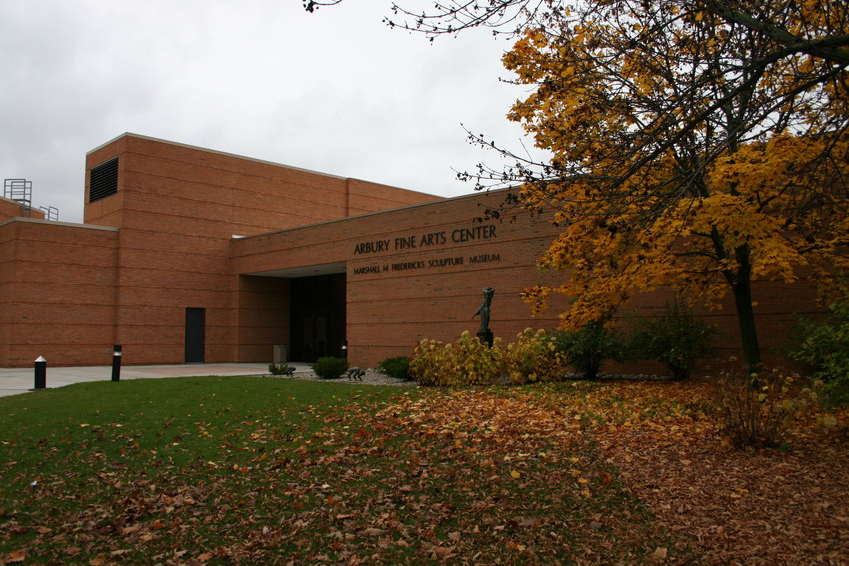 Exterior of Arbury Fine Arts