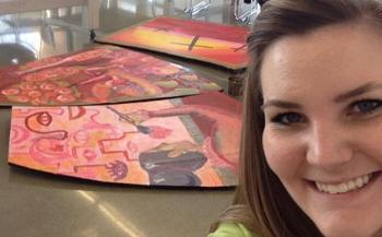 Devereaux Beauchaine Studentinvolved in mural project