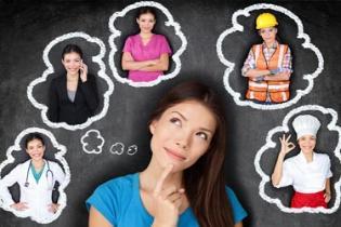 A person thinking about career options