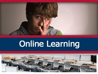 An adolescents looking perplexed. A ribbon that says 