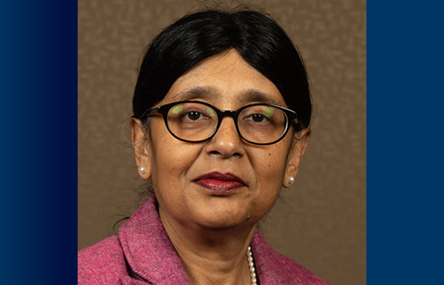 A photograph of a the dean