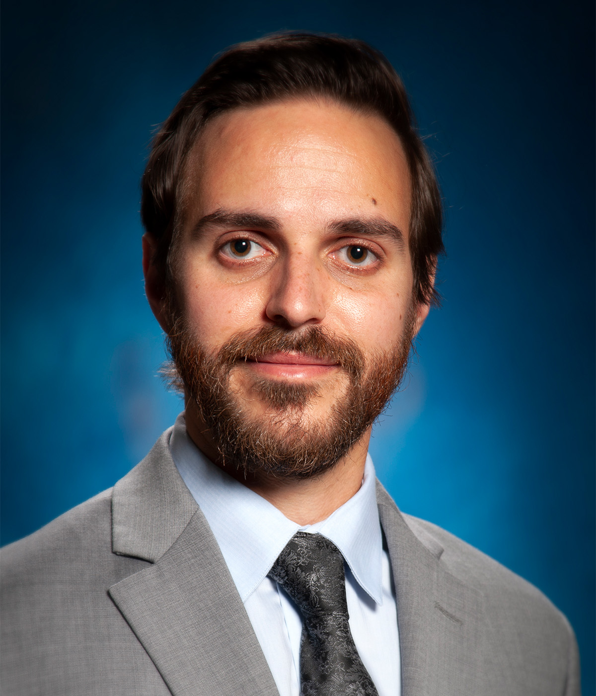 A photograph of a faculty member