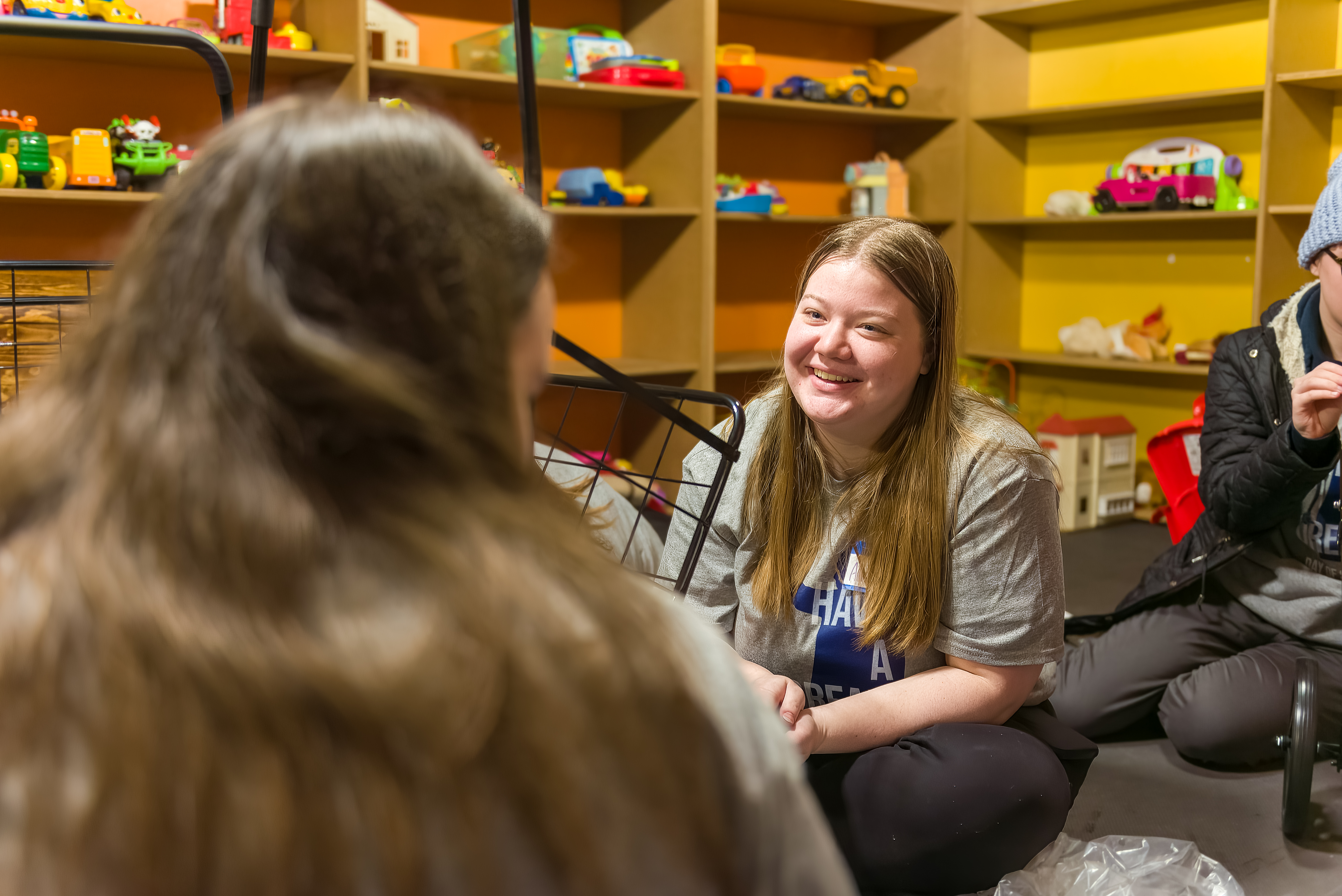 Students serving on the MLK Day of Service at Mustard Seed