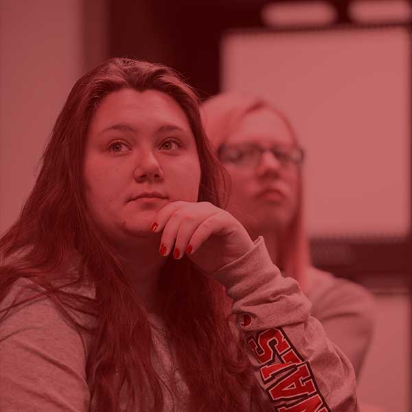 students in class lecture