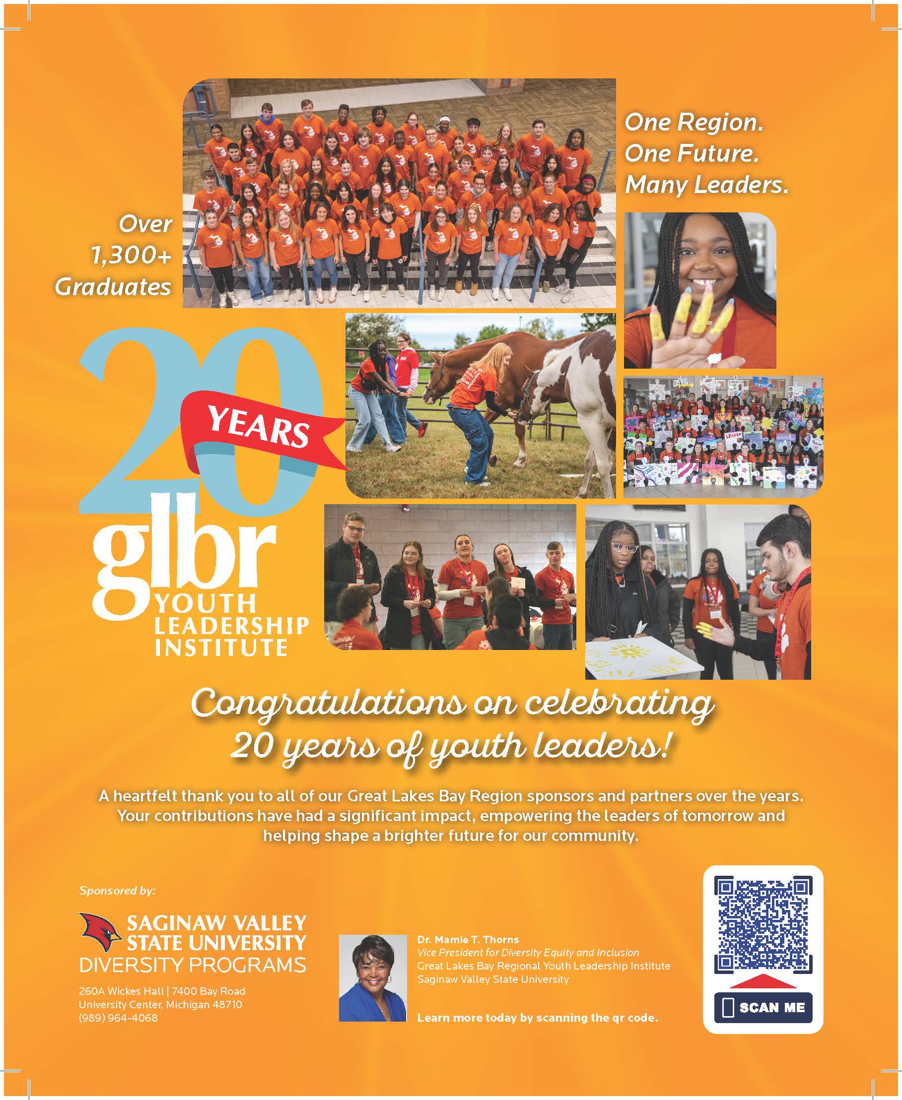 great lakes bay region youth leadership institute celebration advertisement