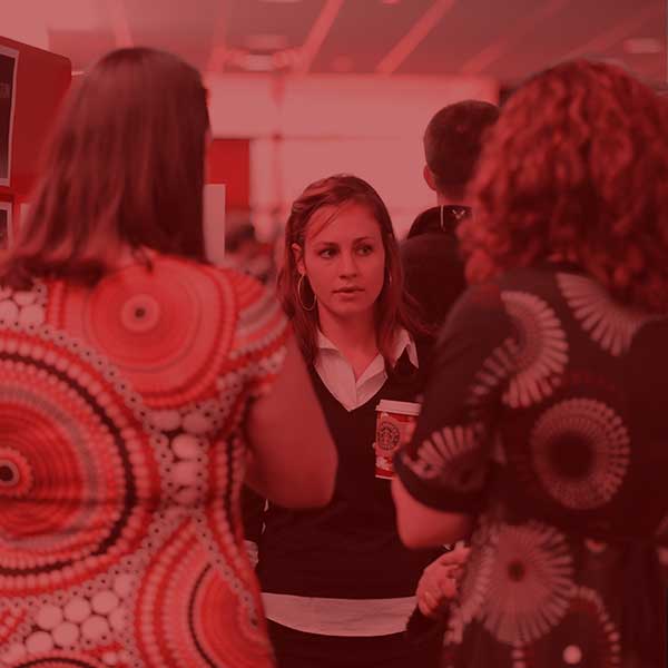 Exercise science student giving a presentation