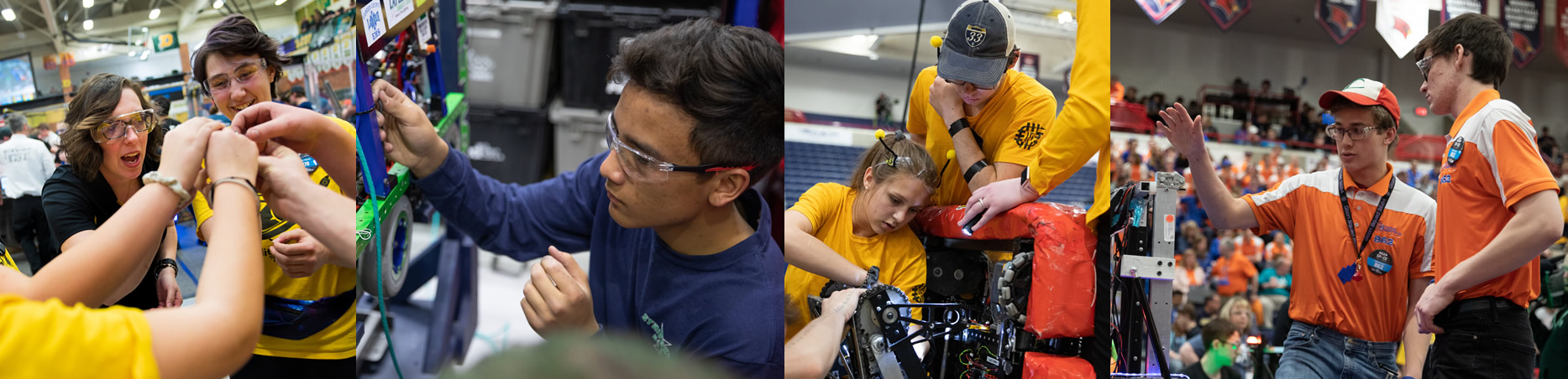 students at the event