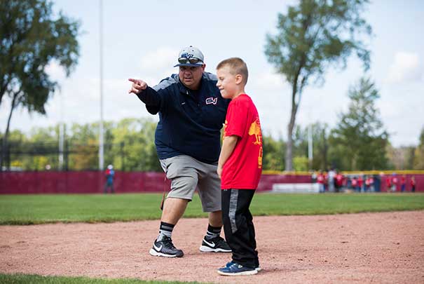 coaching little league baseball