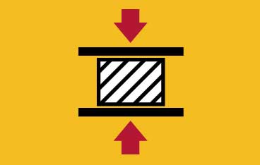 Icon of mechanical testing in progress