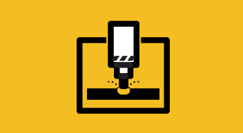 Icon of metallographical equipment
