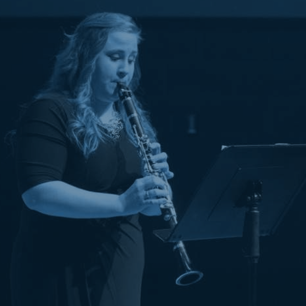 Single student playing