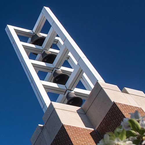 Courtyard clocktower