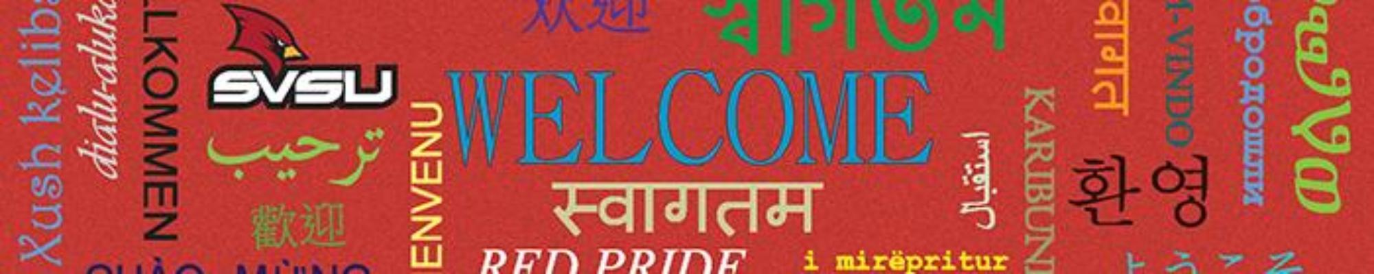 Welcome in many languages