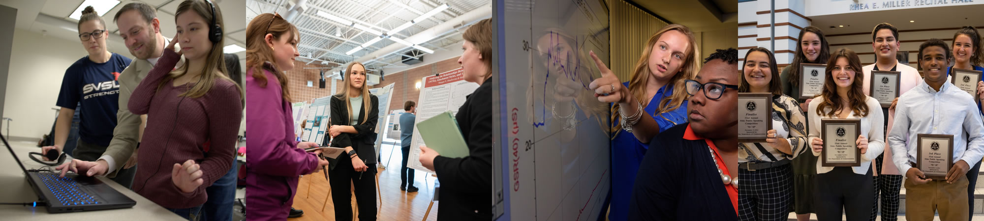 Students and faculty from the Psychology Department