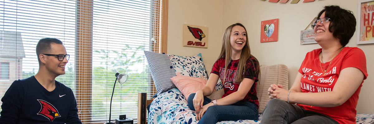 Students in Dorm Room