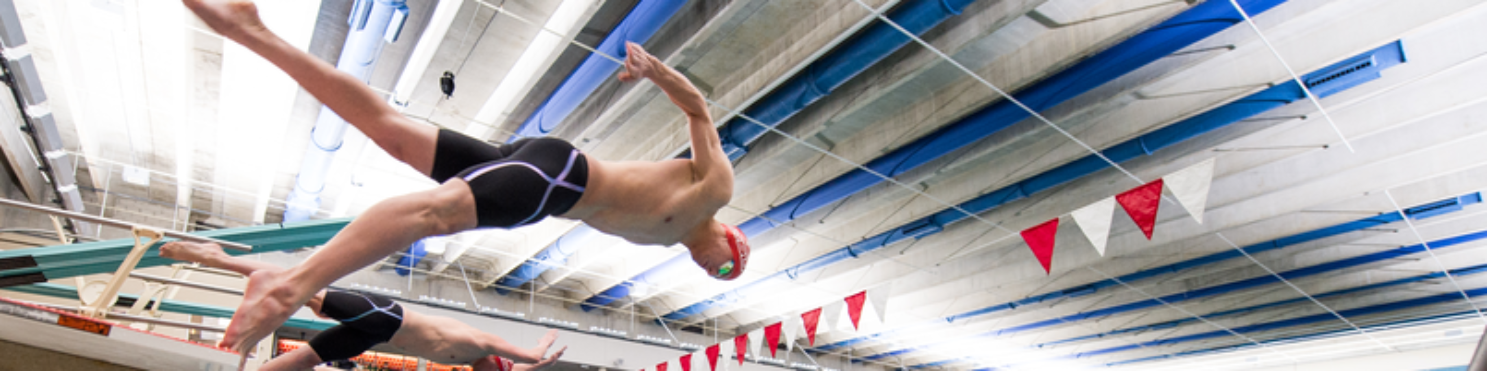 Student diving into pool Dec 24