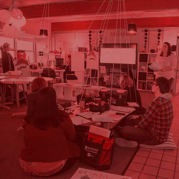 Students sitting in a lecture