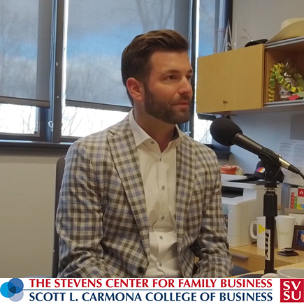 Casey Lowry Being Interviewed