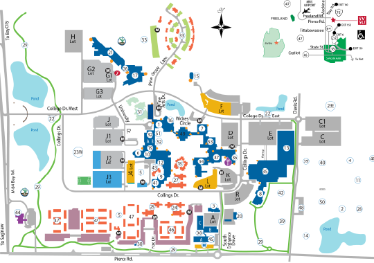 Map of campus