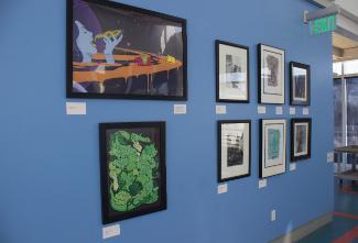 BFA Seminar photo of student work - winter 2015