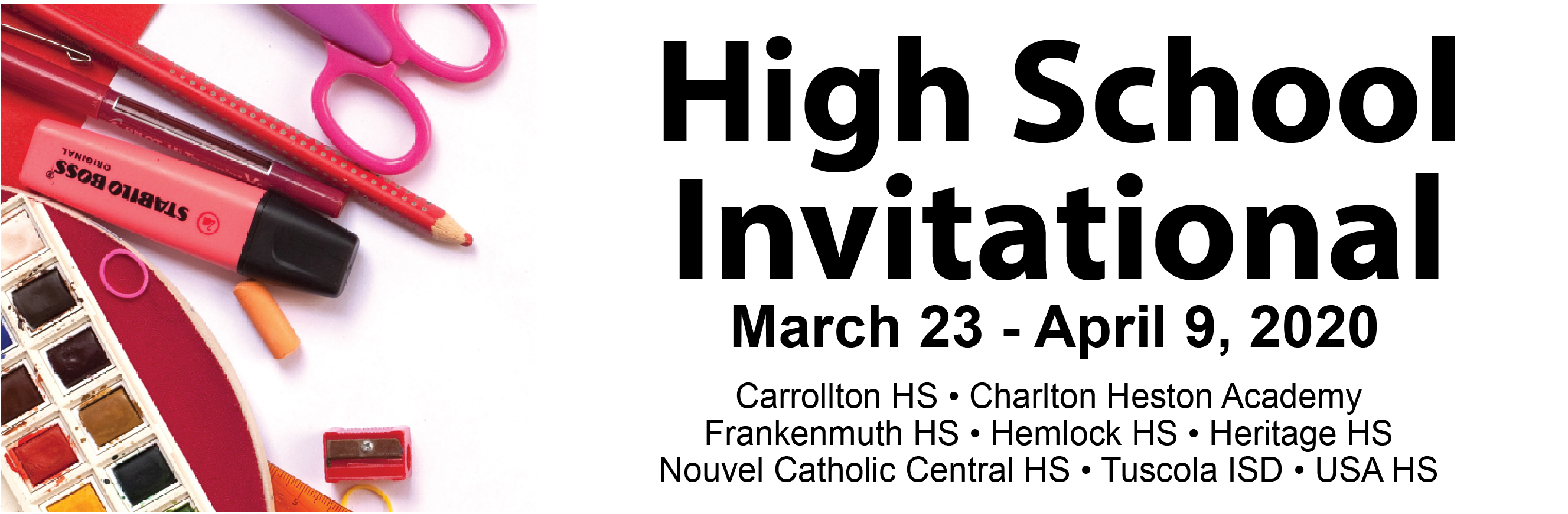 High School Invitational Header